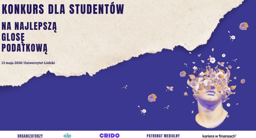 Konkurs dla studentów na najlepszą glosę podatkową